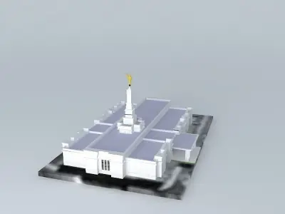 Regina Saskatchewan Temple Free 3D model