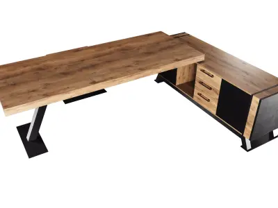 Manager Room Furniture  Low-poly 3D model