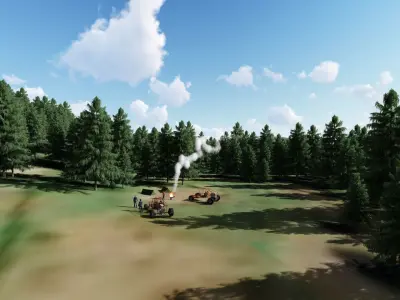 Laurel Lake California 3D model