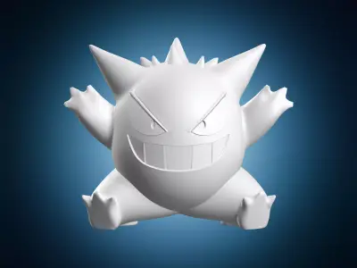 Gengar Miniature Sculpt 3D print model