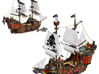 Lego - 31109 Pirate Ship 3D model