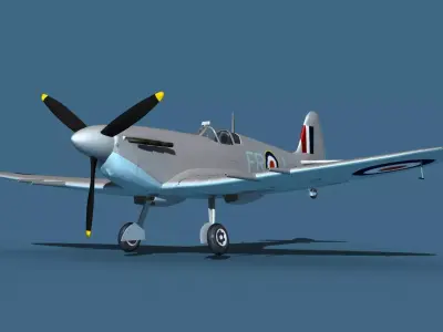 Supermarine Spitfire MkVI V05 3D model