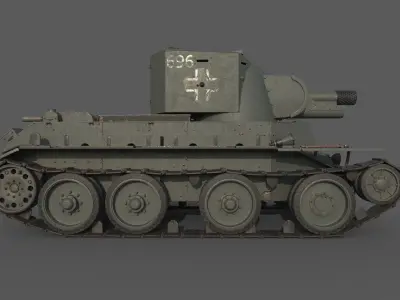  BT-42 Tank 3D model