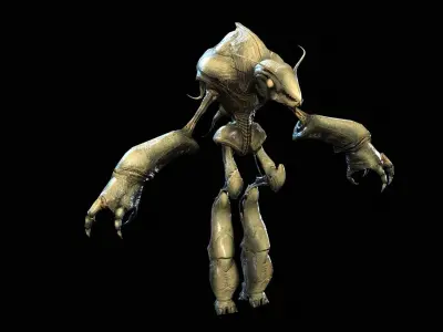 Collector Low-poly 3D model