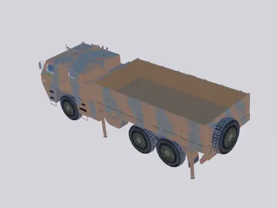 Avibras Astros II AV-RMD EB Low-poly 3D model