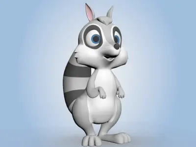 Racoon 3D model