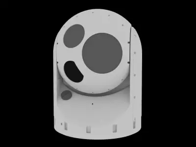 RASID gyro turret 3D model