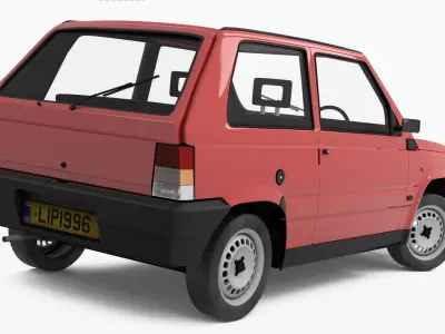 Fiat Panda 3D model purchase