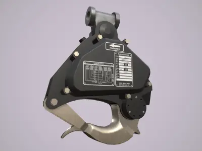 Helicopter Cargo Hook C-160 Low-poly 3D model