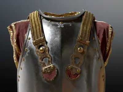 SOLDIER Napoleon Cuirass 3D model