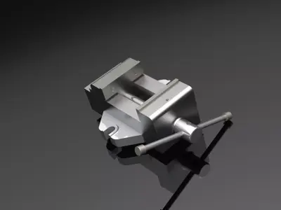 Bench Vice Free 3D model