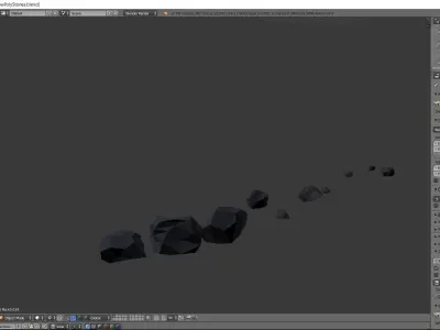 Low Poly Rock Collection Free Sample Free low-poly 3D model