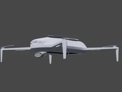 Panthom dji phantom drone Low-poly 3D model