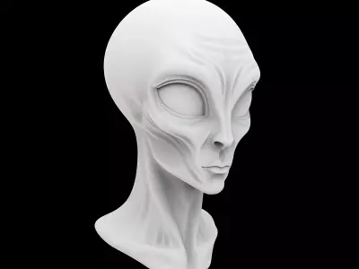 Alien Creature Bust 3D Print Model 3D print model purchase