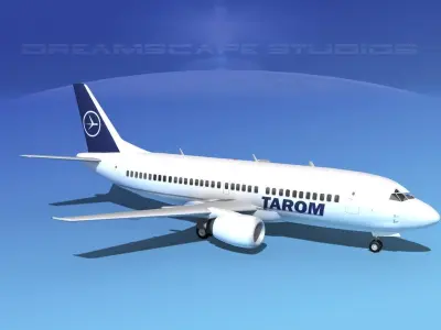 Boeing 737-300 Tarom 3D model
