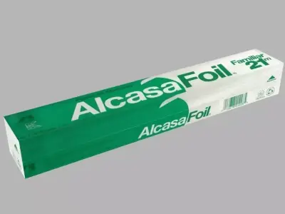 Aluminium Foil Free low-poly 3D model