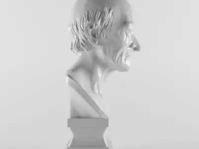 Francois-Marie Arouet Voltaire 3D print model
