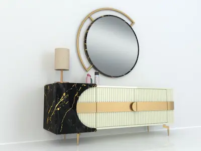 Vanity Dressing Table  Free 3D model