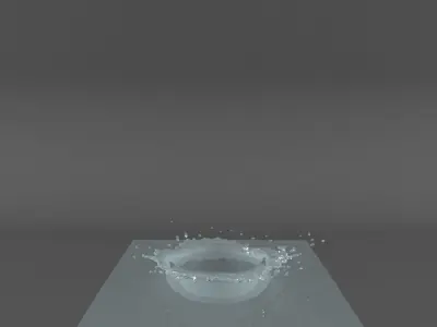 Splash 01 3D model