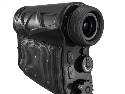 Military Rangefinder Binocular Low-poly 3D model