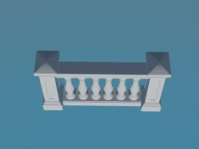 Balustrade 3D print model purchase