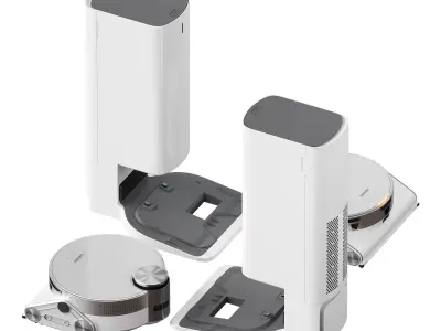 Samsung Jet Bot Robot AI Vacuum with Clean Station 3D model