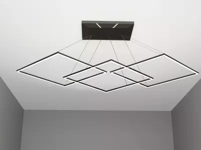 Ceiling lamp Free 3D model 11