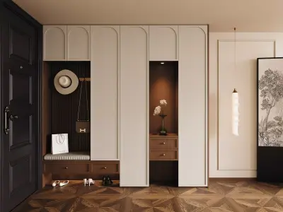 Sideboard wardrobe cabinet Low-poly 3D model buy