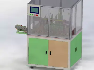 sander pcb assembly machine 3D model