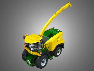 Krone Forage Harvester-without front device 3D model