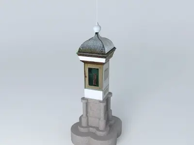 Public Weather Station Free 3D model