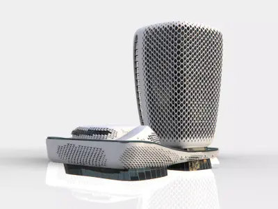 Central Building 3D model