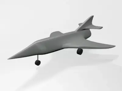 Jet Fighter 03 3D model