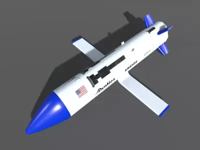 US Gremlins UAV Low-poly Low-poly 3D model