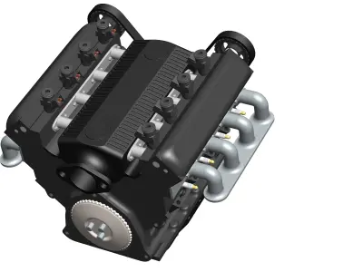 V8 Engine 3D model