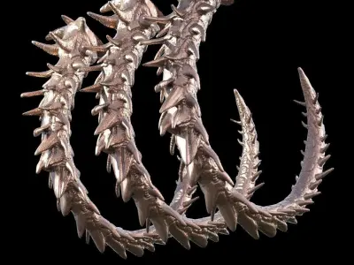Armageddon Dragon Tail 3D model