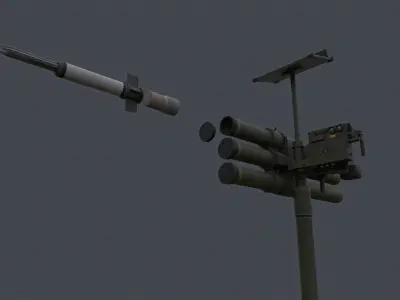 Starstreak Stan Low-poly 3D model