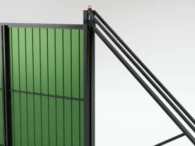 Sliding gates 3D model