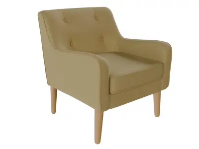 Stylish Skandinavian Chair - Free 3D Model Free 3D model