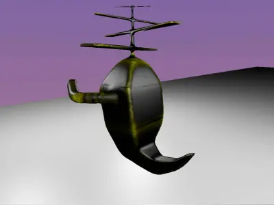 Robot sci fi 3D model