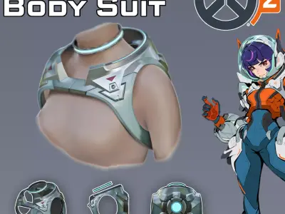 Si Fi Juno Space Ranger Body Suit Overwatch 2 3D print model