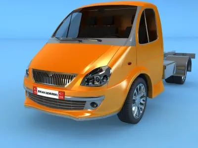 gazelle car 3D model