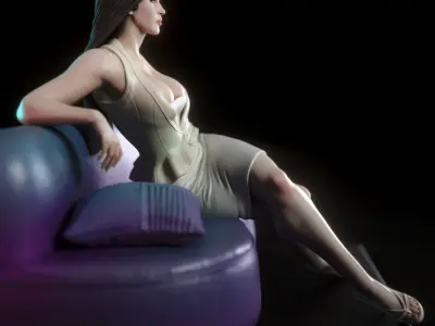 Persephone from The Matrix Reloaded 3D print model
