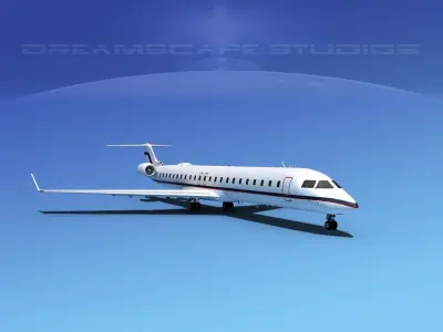 Bombardier CRJ900 Corporate 1 3D model