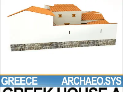 Ancient Greek House A 3D model