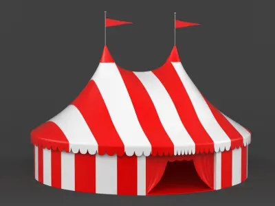 Circus Tent Free 3D model
