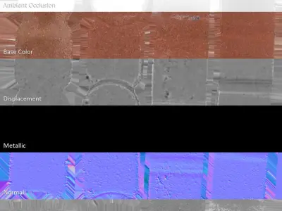  Concrete Edger Block Models, Red 