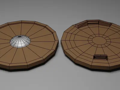 weaponry pack  Low-poly 3D model