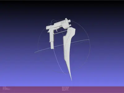 RWBY Ren Gun Basic Model 3D model