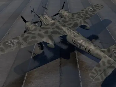 Focke-Wulf Ta-154A-0 3D model